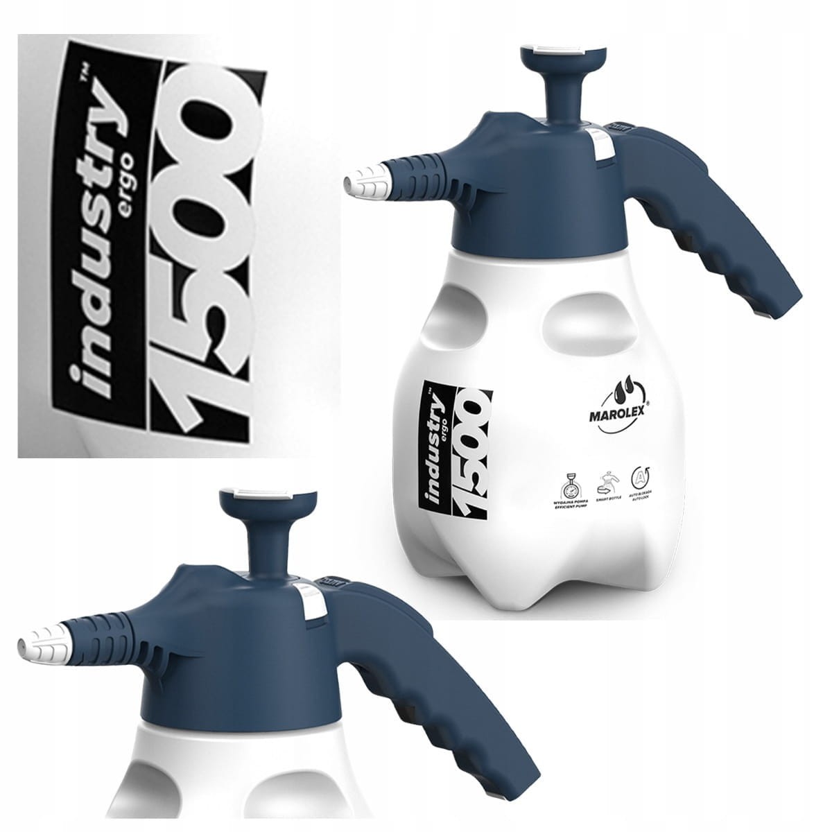 Marolex Industry Ergo Acid line 1500 1,5L - ręczny opryskiwacz ciśnieniowy (odporny na kwas)