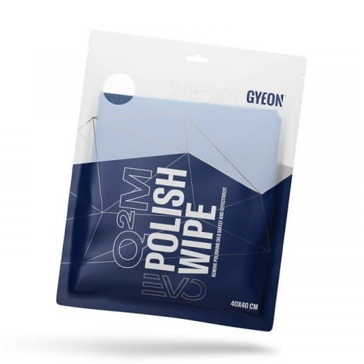 Gyeon Q2M PolishWipe EVO 40x40 - płyn inspekcyjny, bezpiecznie i skutecznie usuwa pozostałości past polerskich