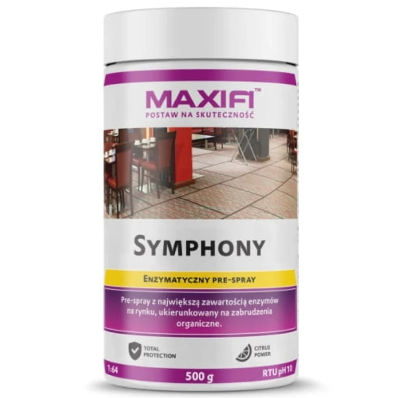 Maxifi Symphony P810 500g - pre-spray do usuwania zabrudzeń pochodzenia organicznego