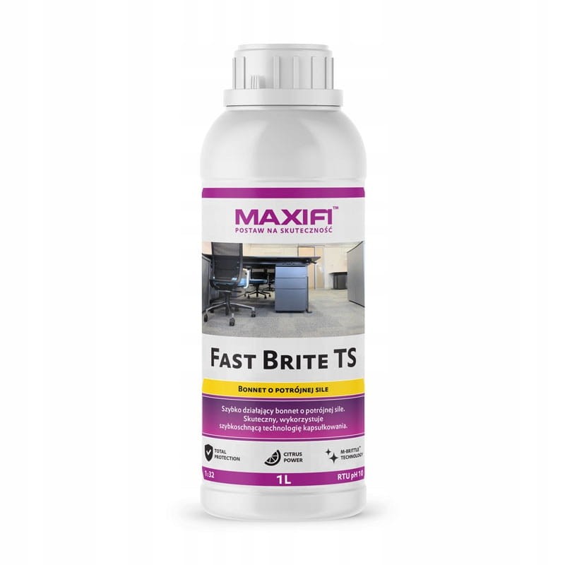 Maxifi FastBrite TS B809 1L - środek do bonnetowania tapicerki