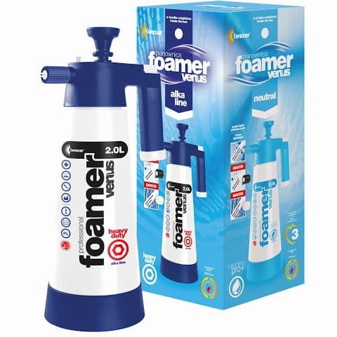 Kwazar Venus Super Foamer Alka 2l - ręczna pianownica do płynów alkaicznych (3 końcówki w zestawie)