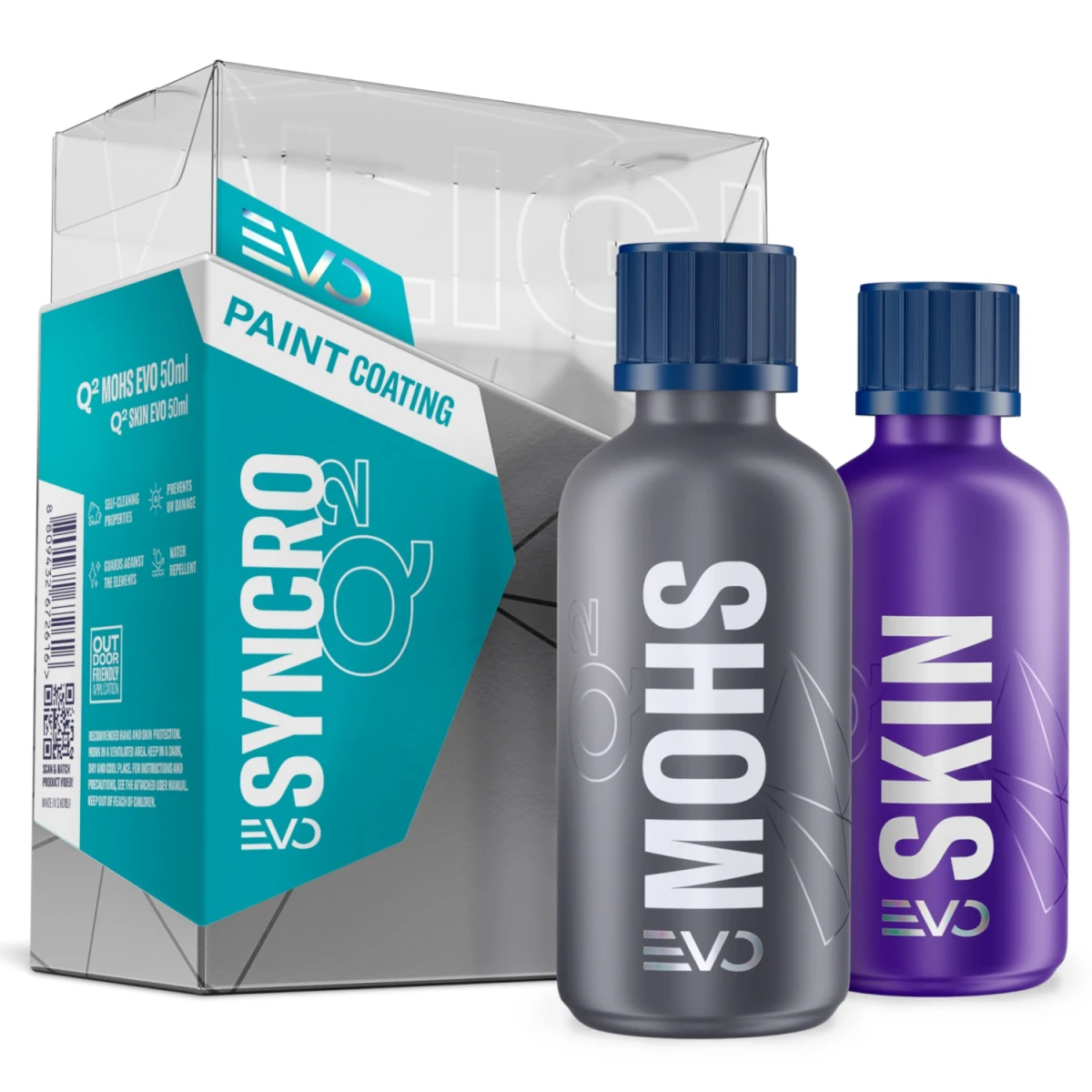 Gyeon Q2 Syncro Evo Light Box 50ml - zestaw powłoka ceramiczna + top coat