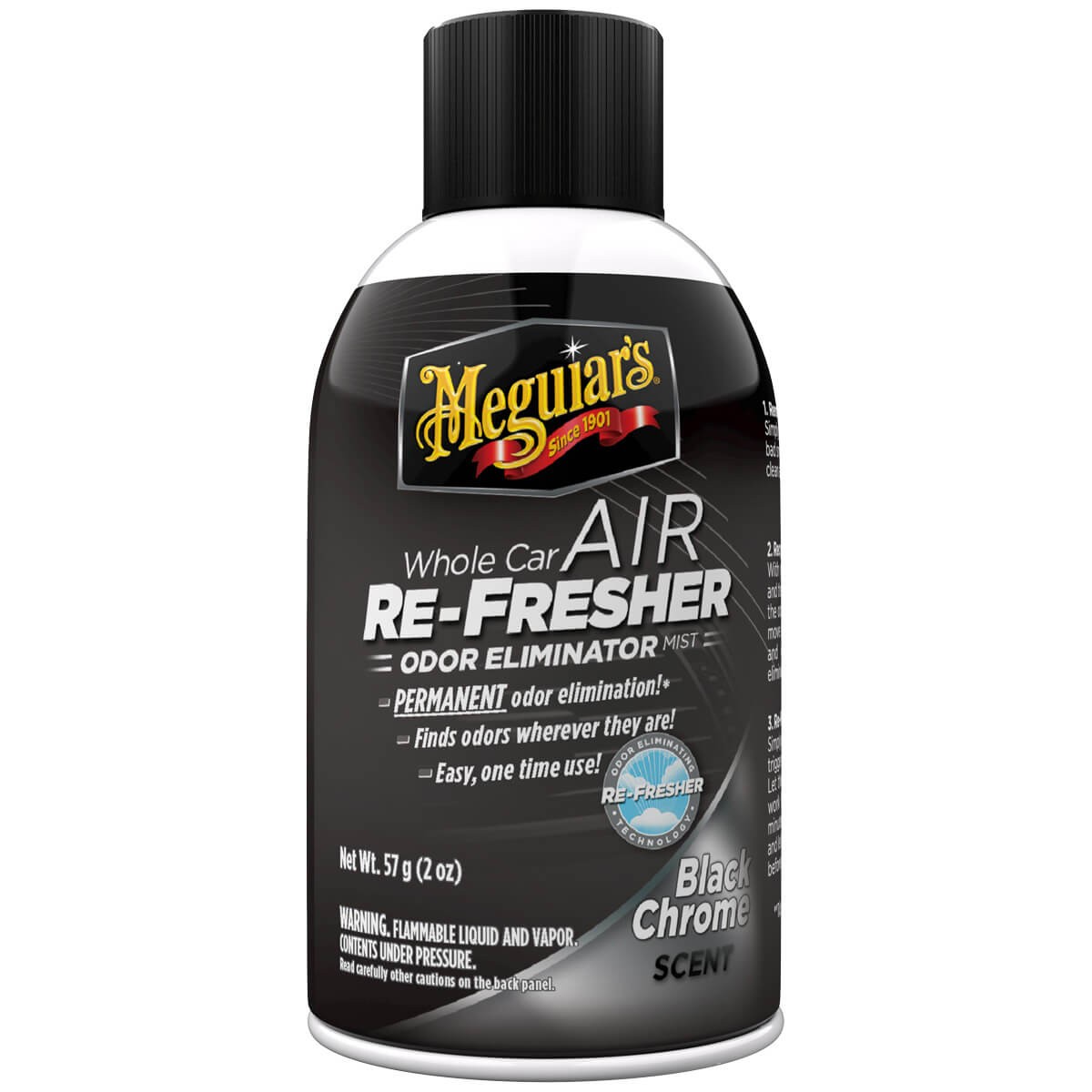 Meguiar's Whole Car Air Re-fresher BlChromScent - eliminator zapachów