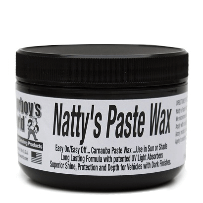 Poorboy's World Natty's Paste Wax Black 235ml - wosk samochodowy z carnaubą