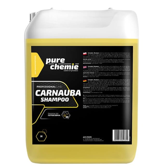 Pure Chemie Carnauba Shampoo 5L - kwaśny szampon samochodowy z woskiem