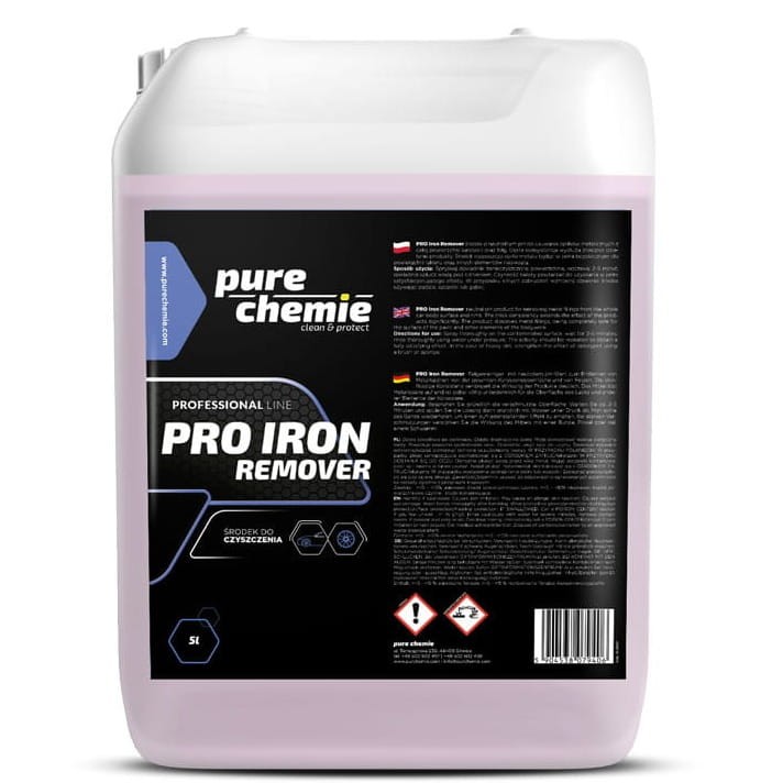Pure Chemie Pro Iron Remover 5L - deironizer do czyszczenia felg i lakieru