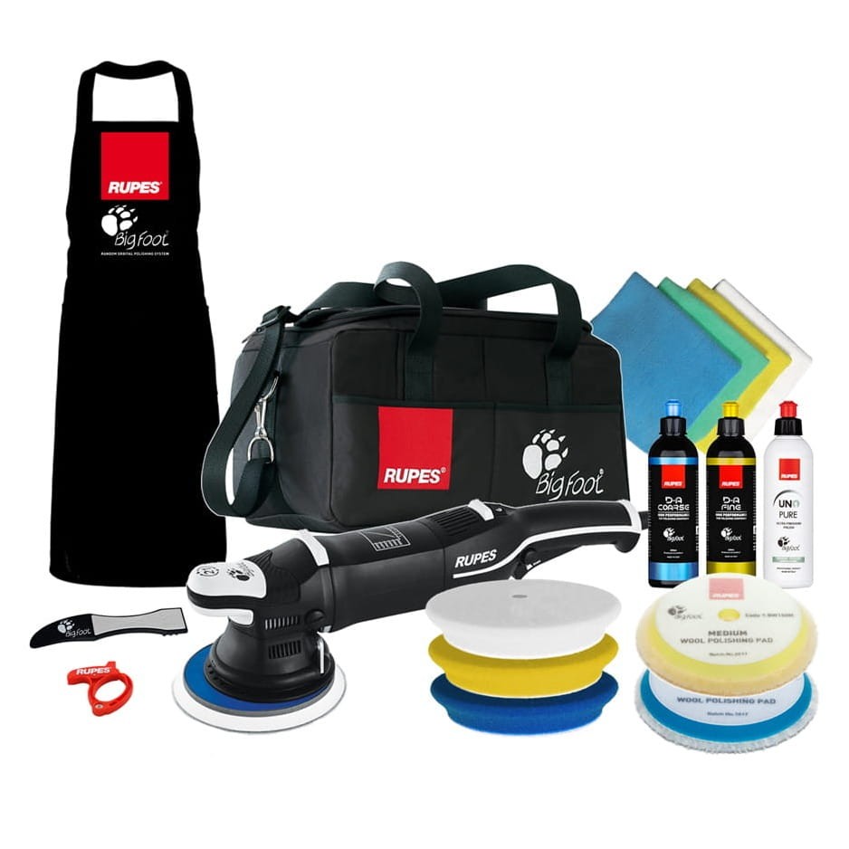 Rupes Bigfoot LHR21 Mark III LUX - maszyna polerska dual action skok 21 mm z zestawem akcesoriów