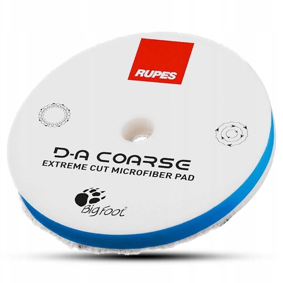 Rupes D-A Coarse Extreme 130mm - twardy pad polerski z mikrofibry
