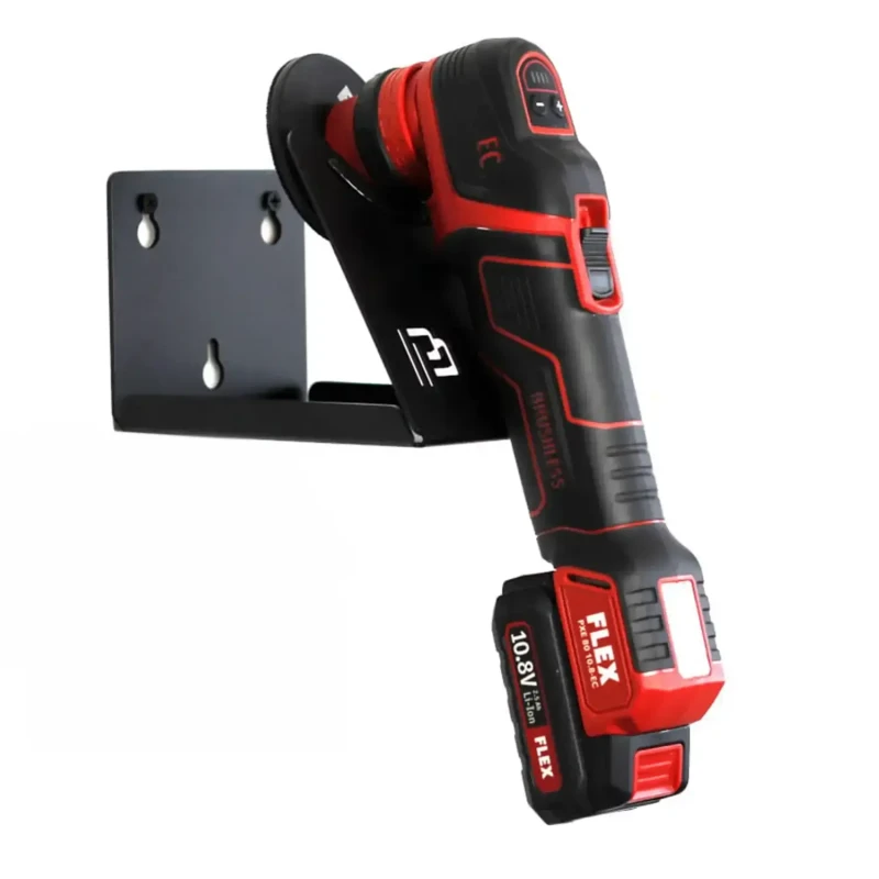 Poka Premium - wieszak na małą maszynę polerską z półką na akumulatory