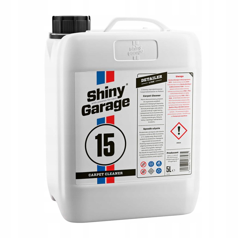 Shiny Garage Carpet Cleaner 5L - produkt do czyszczenia tapicerki materiałowej