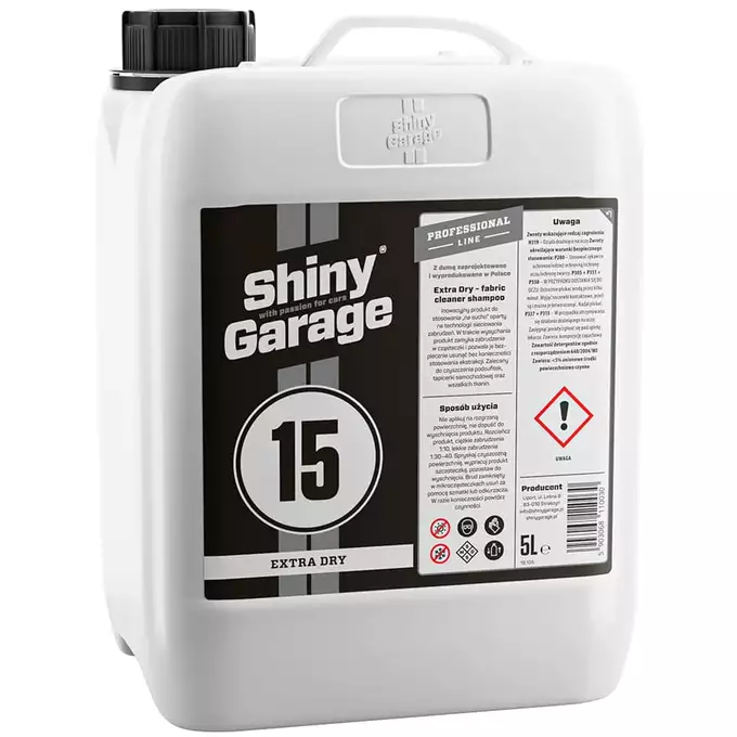Shiny Garage Extra Dry 5L - produkt do czyszczenia podsufitki