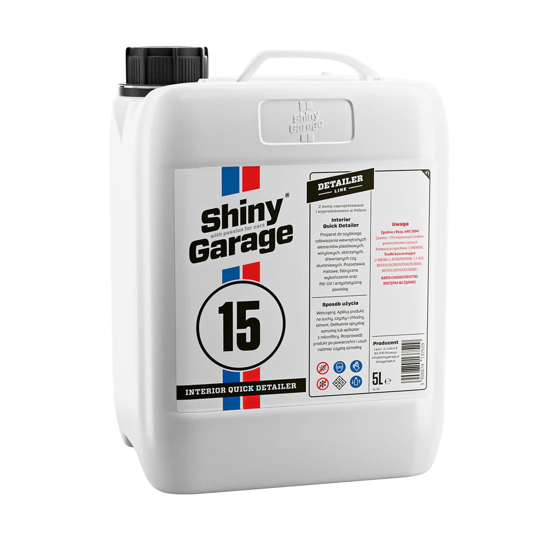 Shiny Garage Interior Quick Detailer 5L - preparat do szybkiego odświeżenia wnętrza