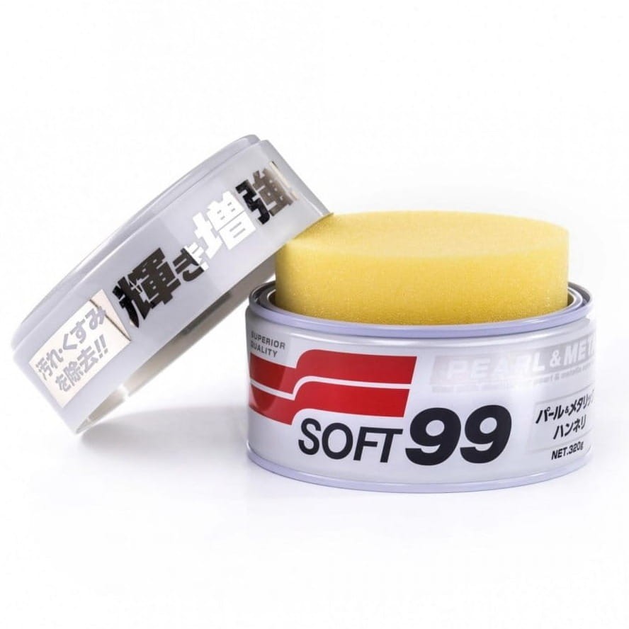 Soft99 White Soft Wax - wosk do jasnych lakierów 350g