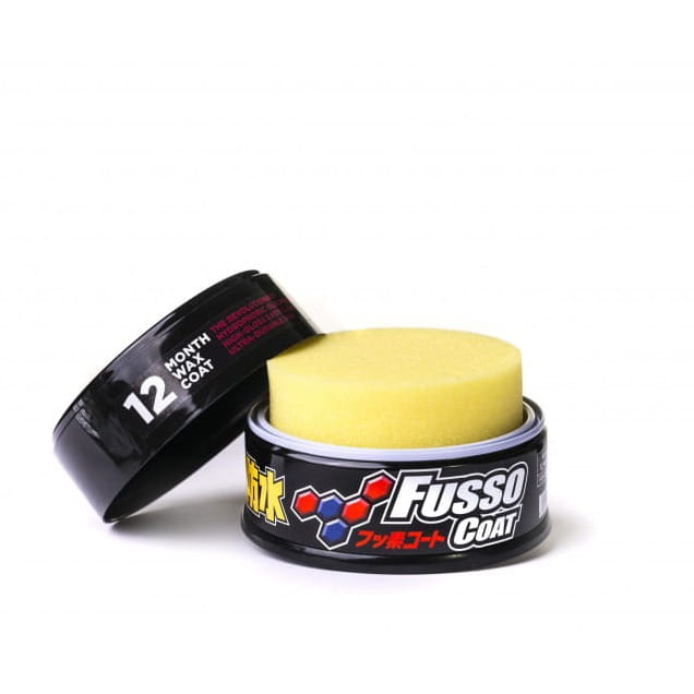 Soft99 New Fusso Coat 12 Months Wax Dark 200g - wosk samochodowy do ciemnych lakierów