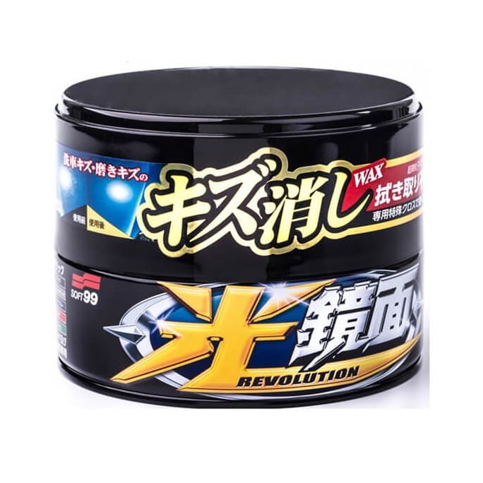 Soft99 New Scratch Clear Wax Dark 200g - wosk na ciemne lakiery maskujący drobne zarysowania