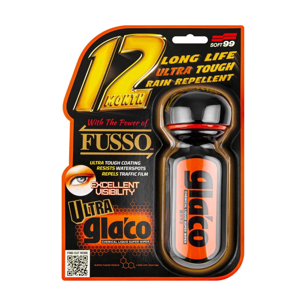 Soft99 Ultra Glaco 70ml - niewidzialna wycieraczka od 45km/h