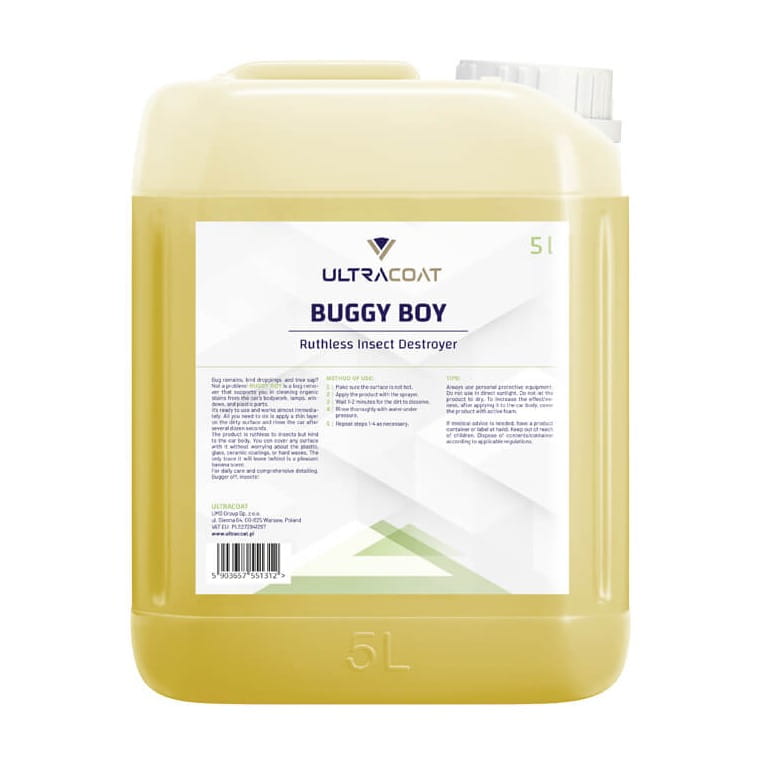 Ultracoat Buggy Boy 5L - płyn do usuwania owadów z samochodu