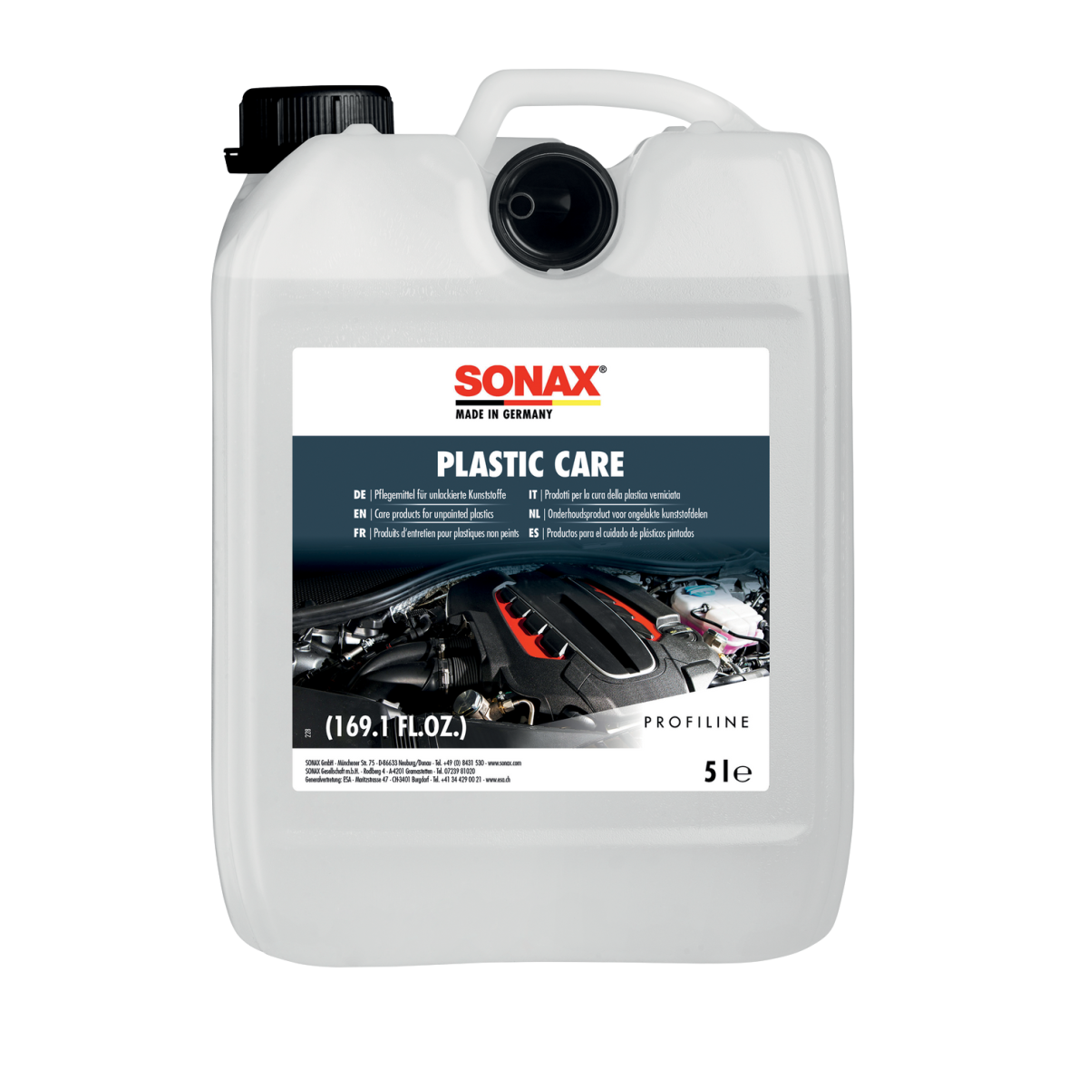 Sonax Plastic Cleaner Interior 5L - produkt do czyszczenia wnętrza samochodu