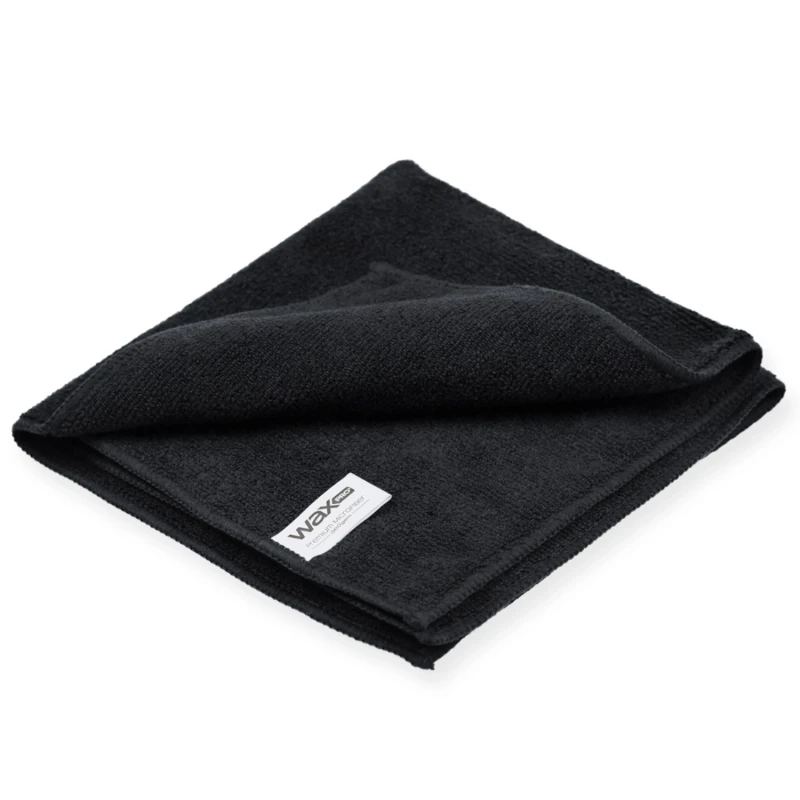 waxPro Premium Microfiber Black 360gsm 40x40cm - mikrofibra