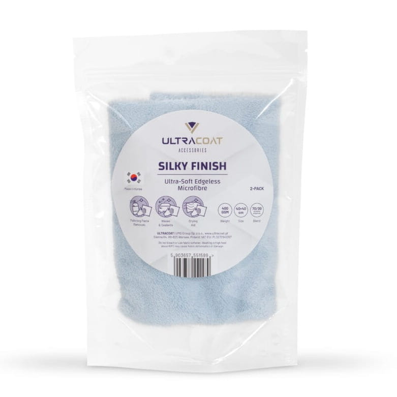 Ultracoat Silky Finish Mikrofibre Cloth 40x40cm 400gsm (2 szt.) - mikrofibrowa ściereczka