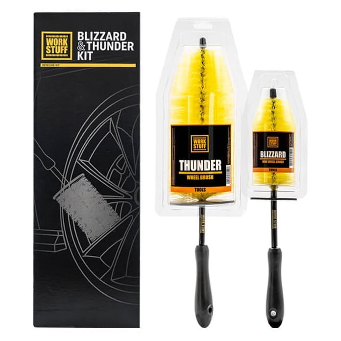Work Stuff Blizzard &amp; Thunder Kit - zestaw szczotek do mycia felg