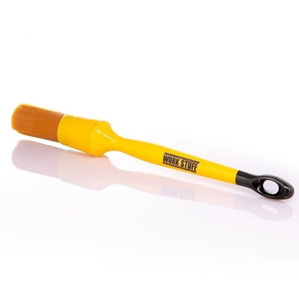 Work Stuff Detailing Brush Albino Orange 40mm - delikatny pędzelek detailingowy do wnętrza i skóry