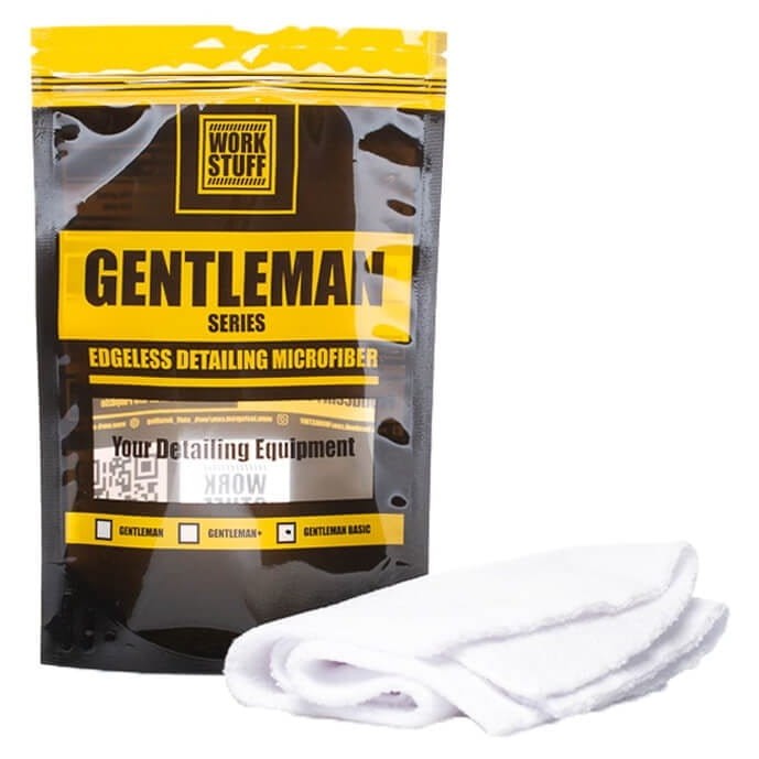 Work Stuff Gentleman Basic 40x40cm 350gsm - biała mikrofibra bezkrawędziowa