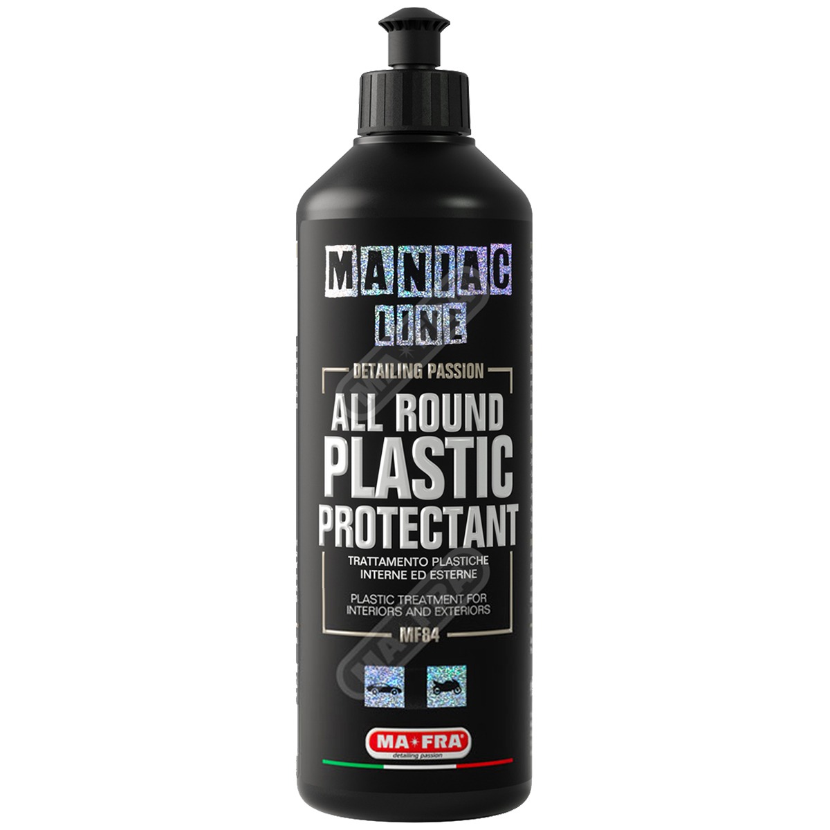 maniac-line-all-round-plastic-protectant-500ml-dressing-do-wewnetrznych-i-zewnetrznych-tworzyw-sztucznych