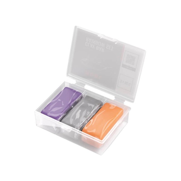 ADBL Clay Bar Rainbow Set 3x50g - zestaw trzech glinek do lakieru kolory